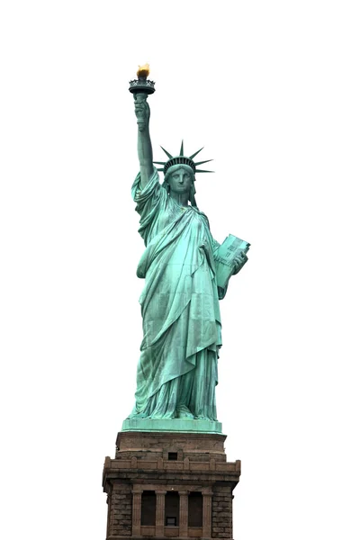 NY Estátua da Liberdade isolado em branco Fotografia De Stock