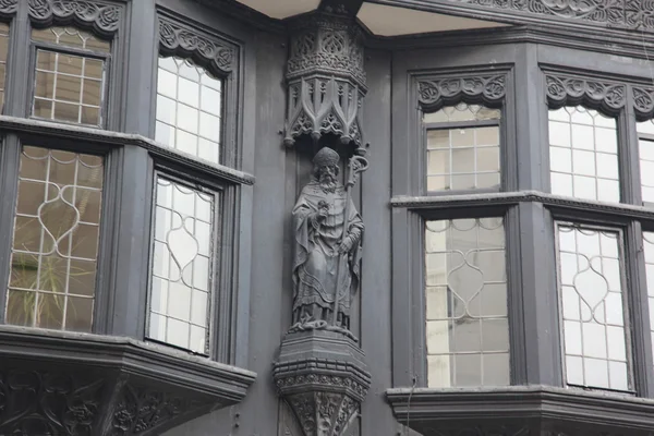 Élément de décor extérieur de la cathédrale de Chester, Angleterre — Photo