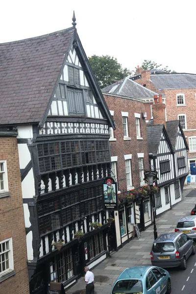 Straßen von chester, uk — Stockfoto