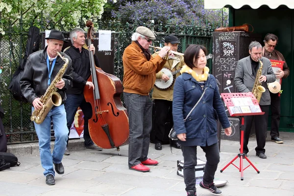 Unidentified musician — Stock Photo, Image