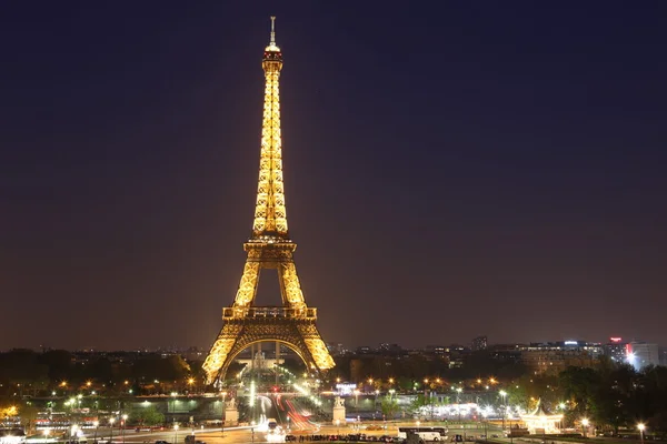 View of the Paris and Tower Eiffel — Zdjęcie stockowe