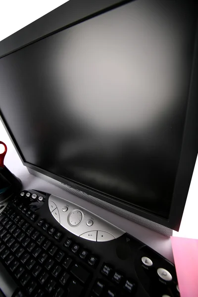 Black computer — Stock Photo, Image