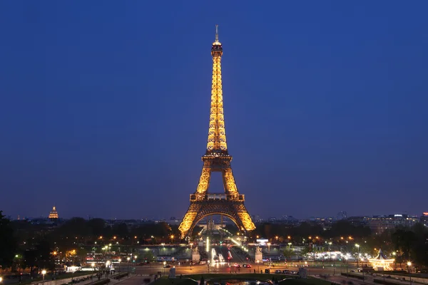 巴黎的查看和塔铁塔 — 图库照片