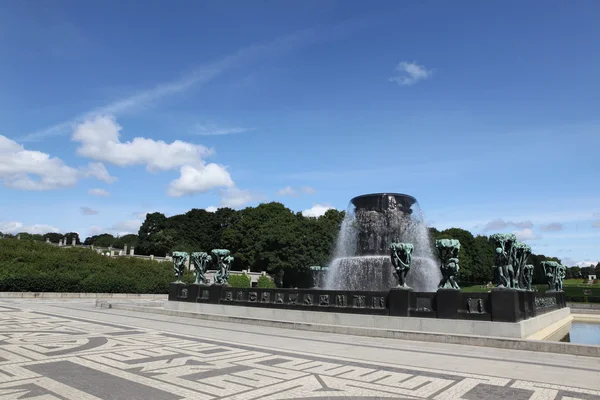 Heykellerin vigeland Park Oslo, Norveç — Stok fotoğraf