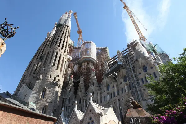 Barcelona Spanje: La Sagrada Familia — Stockfoto