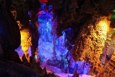 guilin, Çin Reed flüt mağaralar