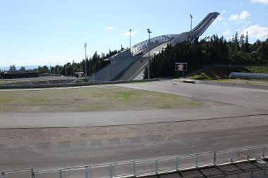 Oslo, 26 Temmuz: holmenkollen ski jump hill oslo, Norveç