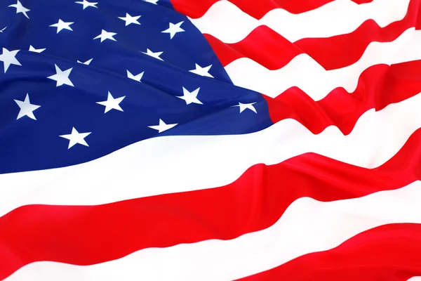 Közelkép az amerikai zászló — Stock Fotó