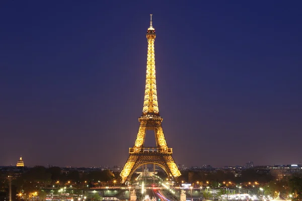 View of the Paris and Tower Eiffel — Stock Photo, Image
