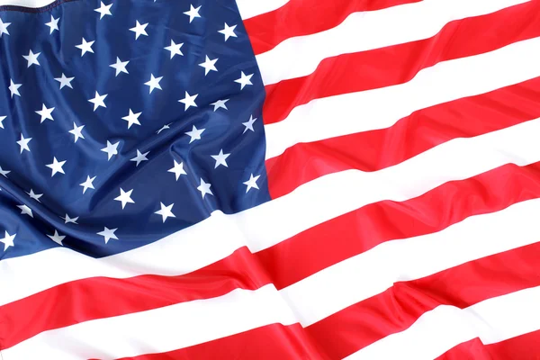 Closeup of American flag — Stock fotografie