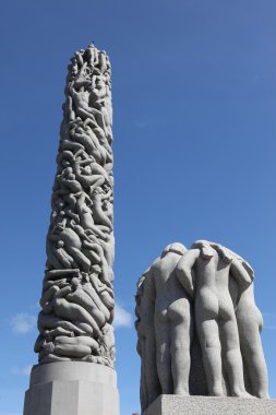 heykellerin vigeland Park Oslo, Norveç