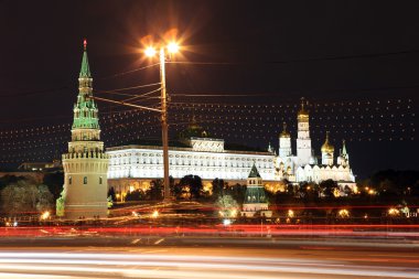 Moskova kremlin Sarayı ile kiliseler