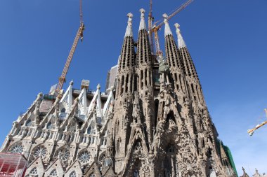 La sagrada familia - etkileyici Katedrali