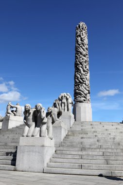 heykellerin vigeland Park Oslo, Norveç