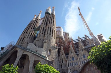 La sagrada familia - etkileyici Katedrali