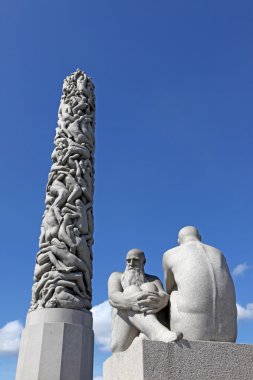 heykellerin vigeland Park Oslo, Norveç