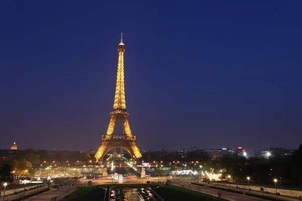 View of the Paris and Tower Eiffel — Stock Photo, Image