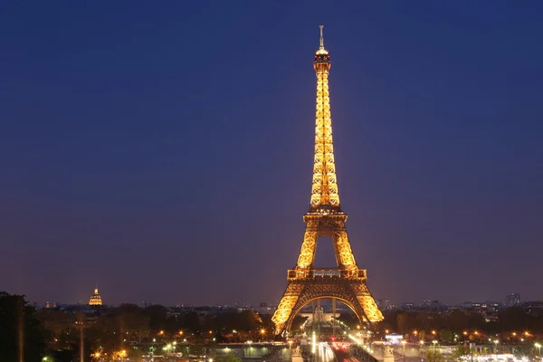 Vista de París y Torre Eiffel — Foto de Stock