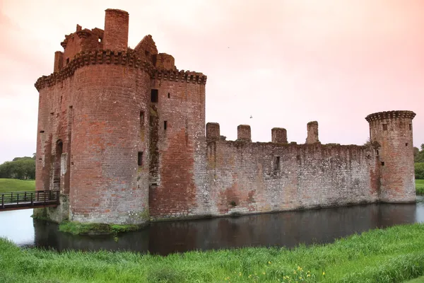 Caerlaverock замок — стокове фото