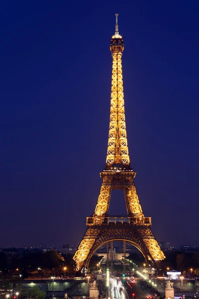 Vista de París y Torre Eiffel — Foto de Stock