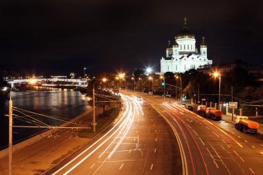 güzel bir gece görüş Katedrali, İsa'nın kurtarıcı ve m