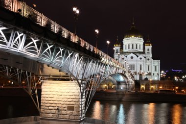 ünlü ve güzel gece görünümü Katedrali, İsa Mesih'in sa