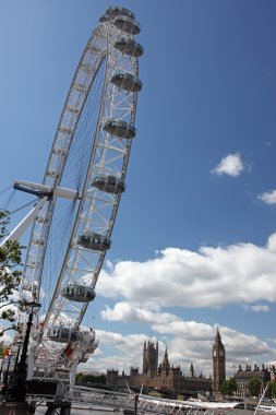 London, Büyük Britanya - Haziran 7: london eye
