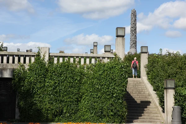 Statues in Vigeland park in Oslo — Stock Photo, Image