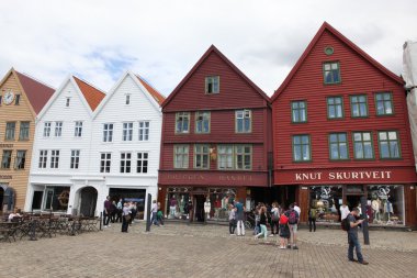 turistler ve yerliler için yürüyüş