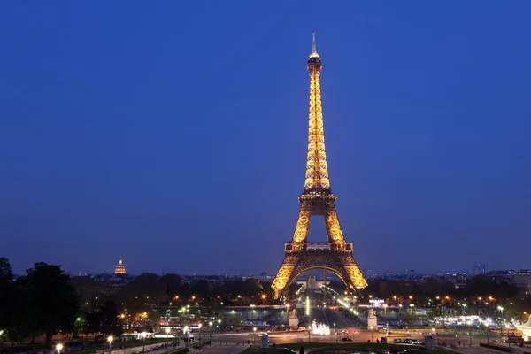 Vista de París y Torre Eiffel — Foto de Stock