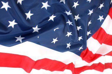Amerikan bayrağına yaklaş.