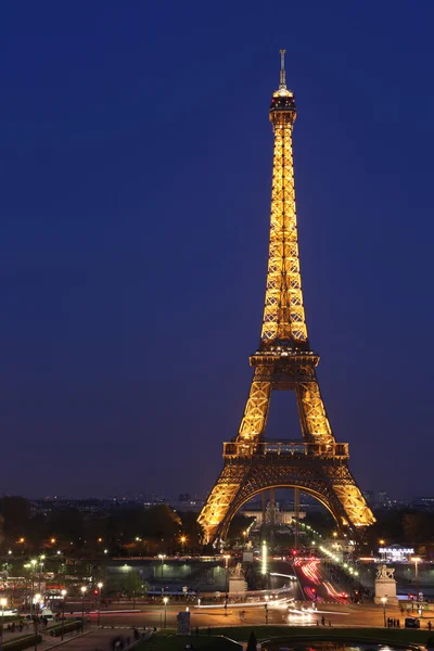 View of the Paris and Tower Eiffel. — Stock Photo, Image