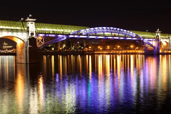 Andreyevsky Bridge across Moskva River — Stock Photo, Image