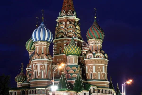 モスクワの大聖堂聖バジル — ストック写真