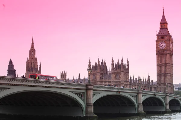 Big Ben en Huizen van het Parlement — Stockfoto