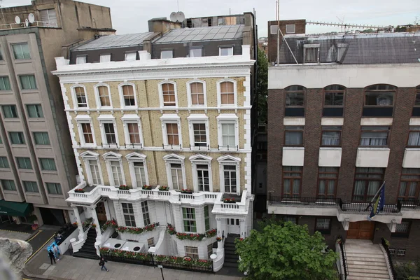 Προσόψεις των κτιρίων στο κέντρο του Λονδίνου — Φωτογραφία Αρχείου