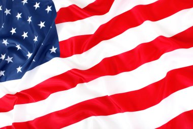 Amerikan bayrağına yaklaş.