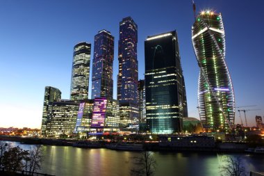 Moskova'da gökdelen şehir Uluslararası İş Merkezi
