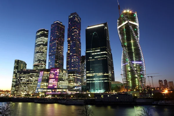 Международный деловой центр Skyscrapers City — стоковое фото