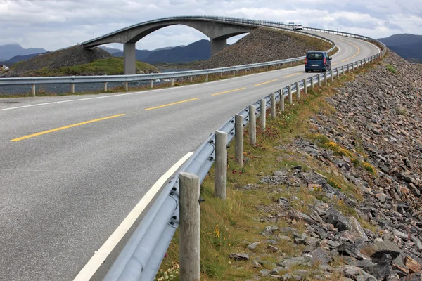 Atlantikstraße in Norwegen — Stockfoto