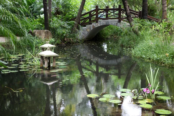 Klasyczny ogród chiński, południowych Chin — Zdjęcie stockowe