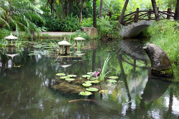 Klasyczny ogród chiński, południowych Chin — Zdjęcie stockowe