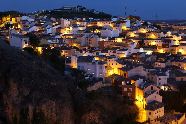 Pittoresca vista con case di soggiorno a Cuenca — Foto Stock