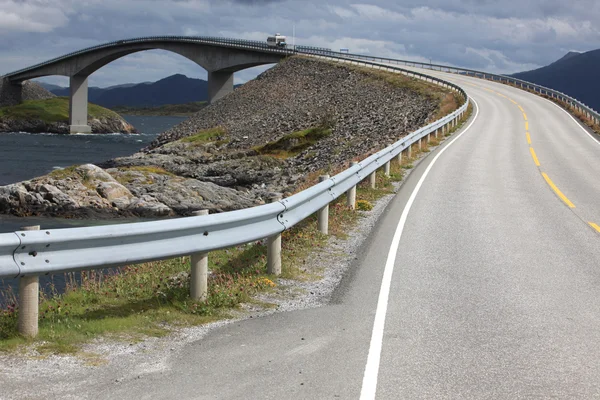 Atlantikstraße in Norwegen — Stockfoto