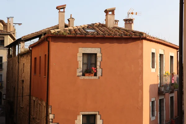 Clásica casa de estilo vintage y ventana — Foto de Stock