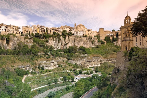 General view of Cuenca town in the morning. — Stock Photo, Image