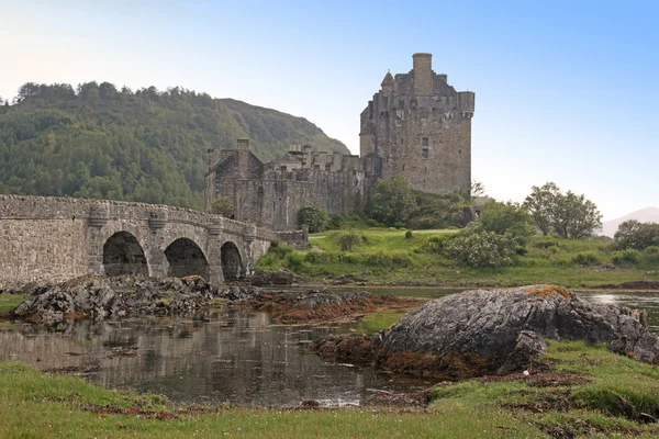 Zamek Eilean Donan, Szkocja, Wielka Brytania — Zdjęcie stockowe