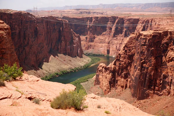 Río Colorado cerca de la presa del cañón Glen, EE.UU. — Foto de Stock