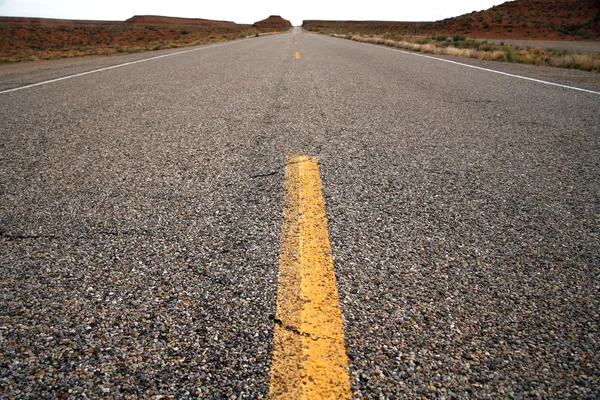 Road in the USA, south desert Utah — Stock Photo, Image