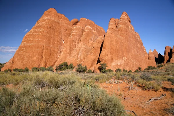 Klippformation i arches national park, utah, usa — Stockfoto